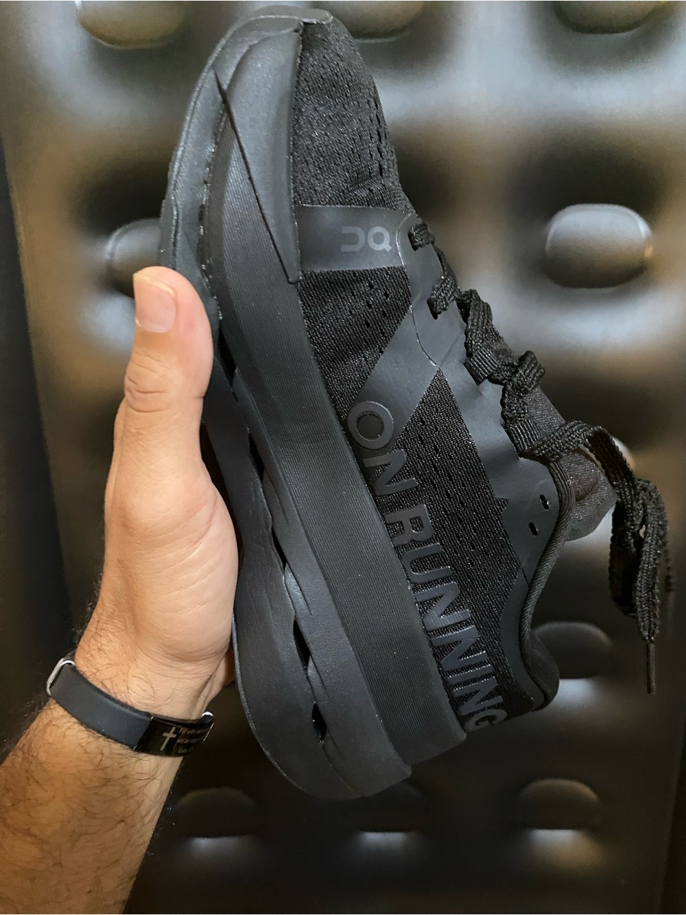 On Running Men's cloudboom max All-Black Running Shoes